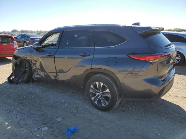 5TDHZRAH4MS515104 - 2021 TOYOTA HIGHLANDER XLE GRAY photo 2