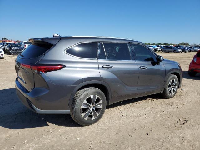 5TDHZRAH4MS515104 - 2021 TOYOTA HIGHLANDER XLE GRAY photo 3