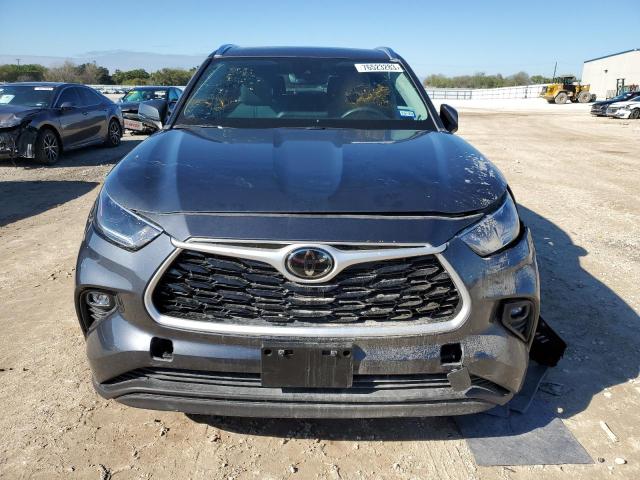 5TDHZRAH4MS515104 - 2021 TOYOTA HIGHLANDER XLE GRAY photo 5