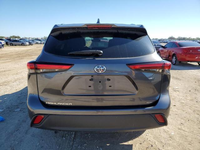 5TDHZRAH4MS515104 - 2021 TOYOTA HIGHLANDER XLE GRAY photo 6