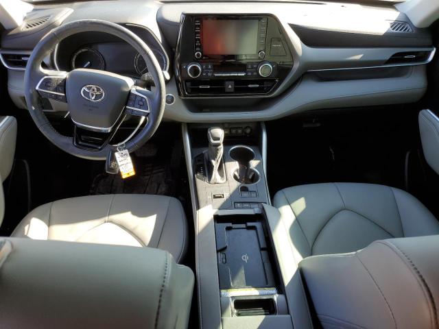 5TDHZRAH4MS515104 - 2021 TOYOTA HIGHLANDER XLE GRAY photo 8