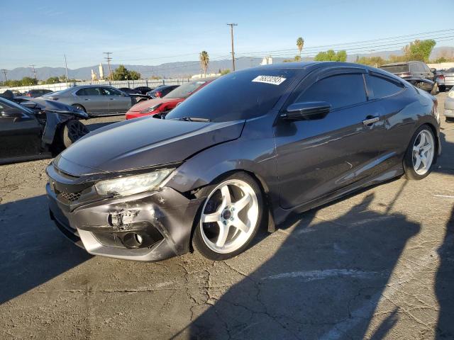 2HGFC3B99GH352452 - 2016 HONDA CIVIC TOURING GRAY photo 1