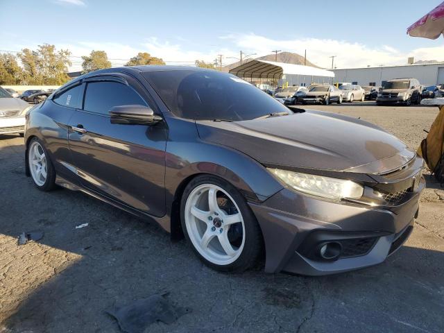 2HGFC3B99GH352452 - 2016 HONDA CIVIC TOURING GRAY photo 4