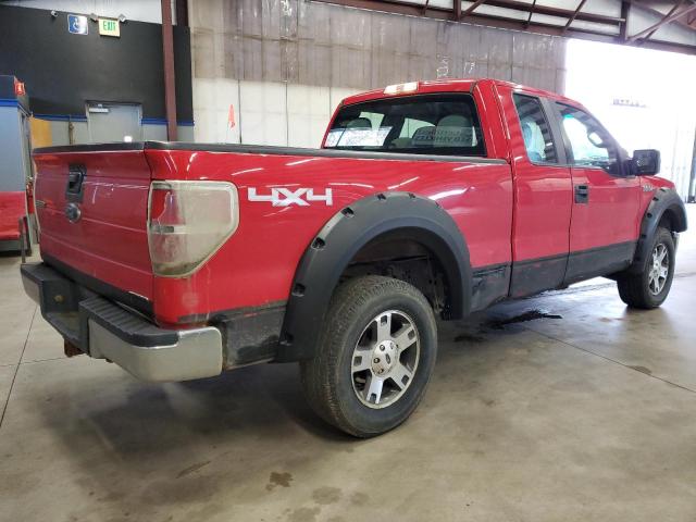 1FTEX1EM1DKD92502 - 2013 FORD F150 SUPER CAB RED photo 3