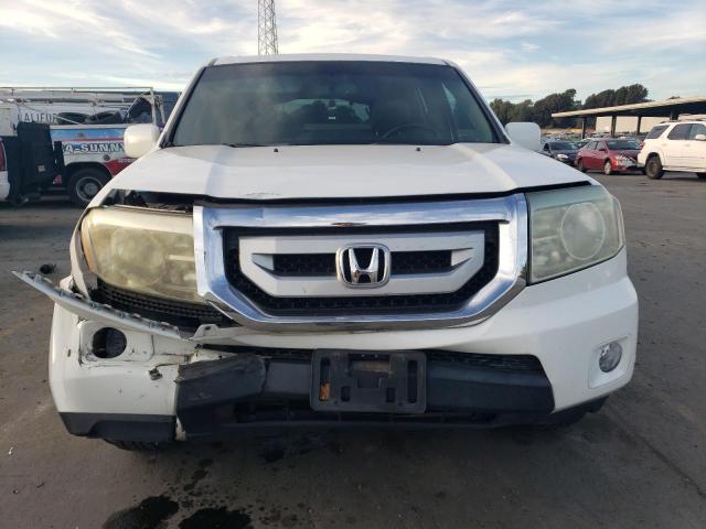 5FNYF3H81AB022606 - 2010 HONDA PILOT TOURING WHITE photo 5