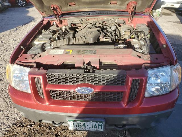 1FMZU77K74UA28836 - 2004 FORD EXPLORER S RED photo 11