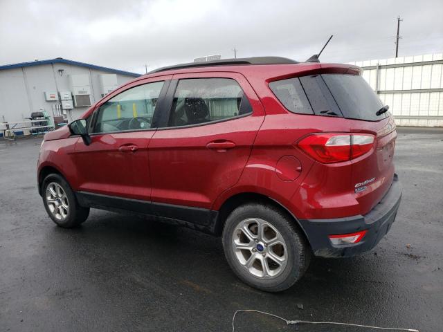 MAJ3S2GE1LC365879 - 2020 FORD ECOSPORT SE BURGUNDY photo 2