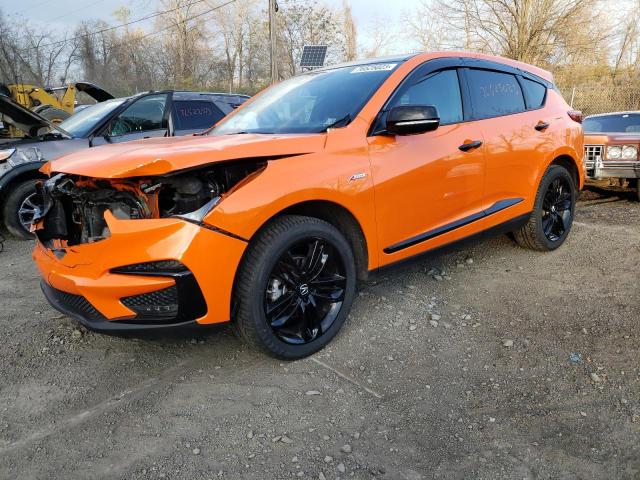 5J8TC2H70MY000283 - 2021 ACURA RDX ADVANCE ORANGE photo 1