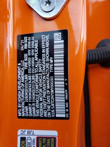 5J8TC2H70MY000283 - 2021 ACURA RDX ADVANCE Narıncı foto 13