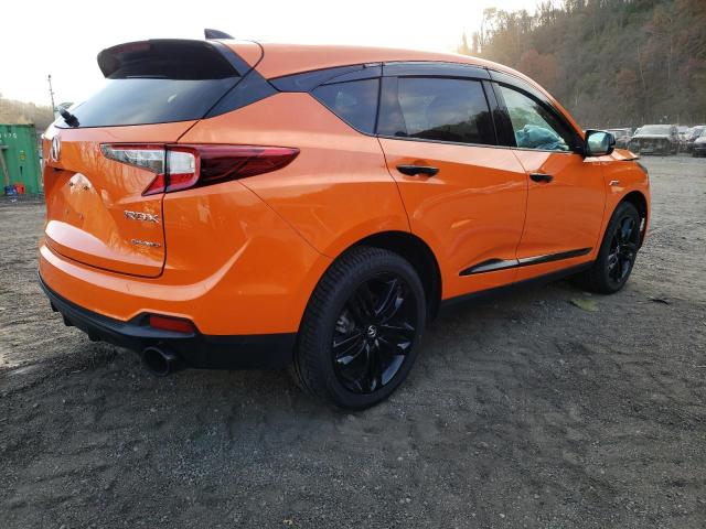 5J8TC2H70MY000283 - 2021 ACURA RDX ADVANCE ORANGE photo 3