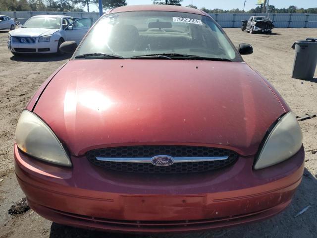 1FAFP52U21A130026 - 2001 FORD TAURUS LX RED photo 5