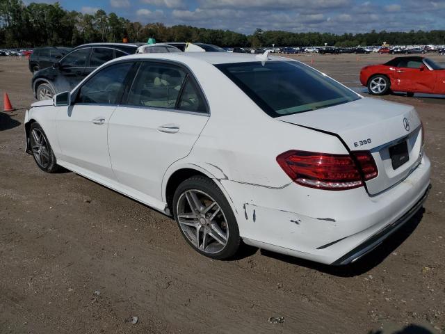 WDDHF5KBXGB214303 - 2016 MERCEDES-BENZ E 350 WHITE photo 2