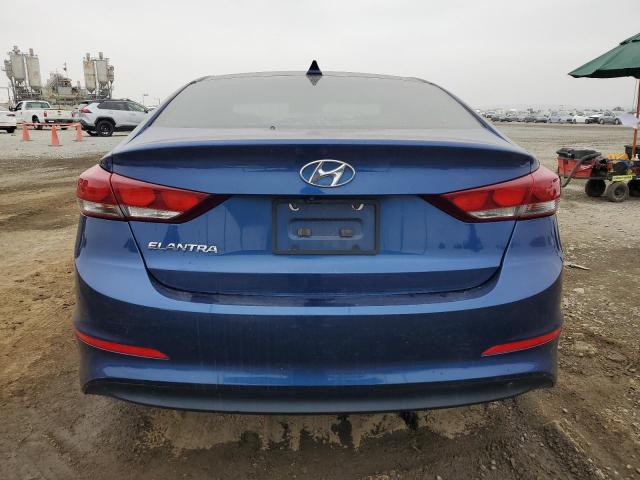 5NPD84LFXHH150889 - 2017 HYUNDAI ELANTRA SE BLUE photo 6