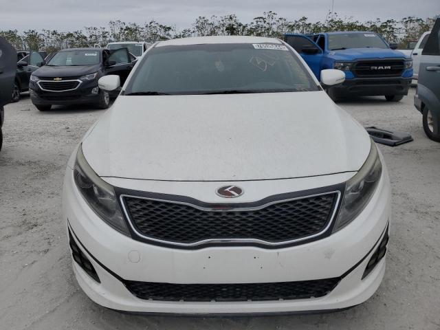 KNAGM4A71F5614828 - 2015 KIA OPTIMA LX WHITE photo 5