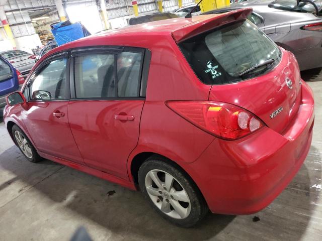 3N1BC1CP2CK236471 - 2012 NISSAN VERSA S RED photo 2