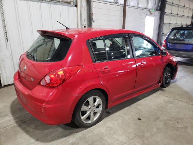 3N1BC1CP2CK236471 - 2012 NISSAN VERSA S RED photo 3