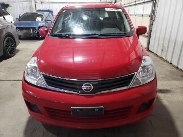 3N1BC1CP2CK236471 - 2012 NISSAN VERSA S RED photo 5