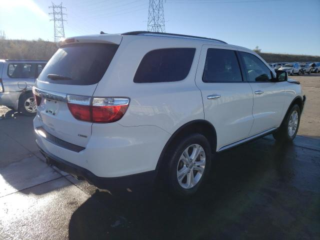 1C4SDJDT9DC668956 - 2013 DODGE DURANGO CREW WHITE photo 3