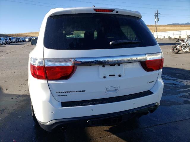 1C4SDJDT9DC668956 - 2013 DODGE DURANGO CREW WHITE photo 6