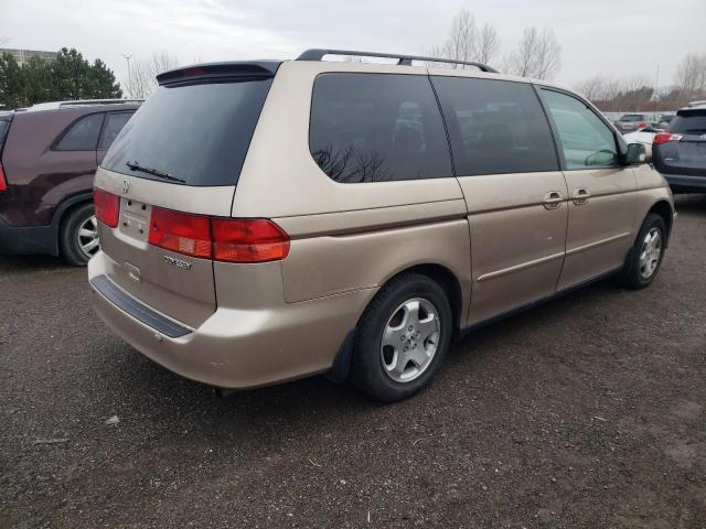 2HKRL18621H005931 - 2001 HONDA ODYSSEY EX GOLD photo 3