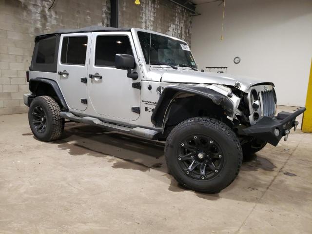 1J4GA39158L545947 - 2008 JEEP WRANGLER U X SILVER photo 4