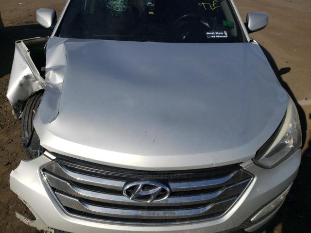 5XYZUDLB7EG150947 - 2014 HYUNDAI SANTA FE S SILVER photo 11