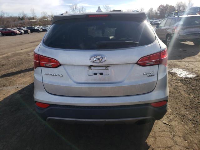 5XYZUDLB7EG150947 - 2014 HYUNDAI SANTA FE S SILVER photo 6