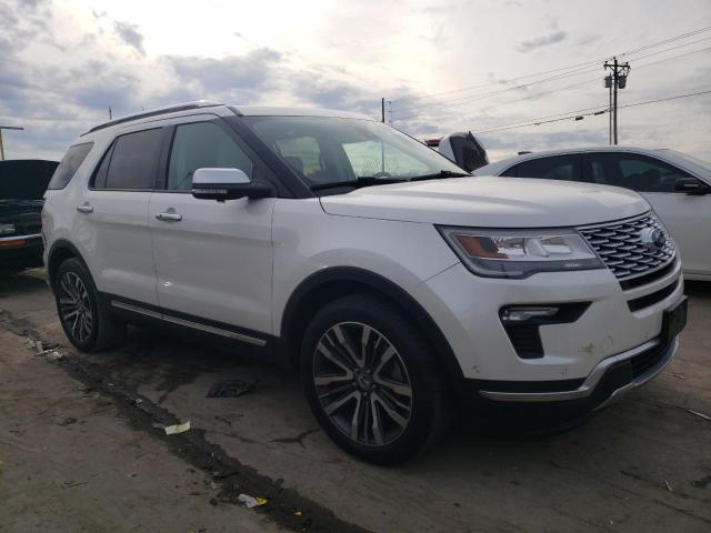 1FM5K8HT3KGA03591 - 2019 FORD EXPLORER PLATINUM WHITE photo 4