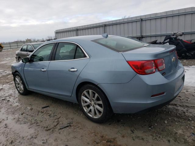 1G11E5SA2DU126019 - 2013 CHEVROLET MALIBU 2LT BLUE photo 2