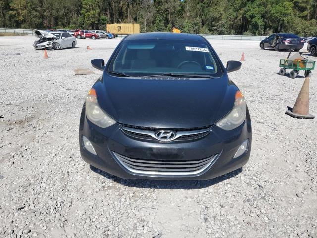 5NPDH4AE8DH452265 - 2013 HYUNDAI ELANTRA GLS BLACK photo 5