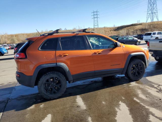1C4PJMBS9FW523587 - 2015 JEEP CHEROKEE TRAILHAWK ORANGE photo 3