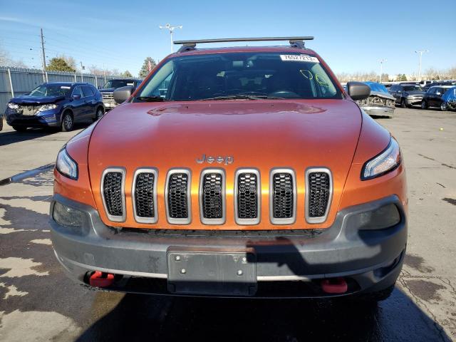 1C4PJMBS9FW523587 - 2015 JEEP CHEROKEE TRAILHAWK ORANGE photo 5