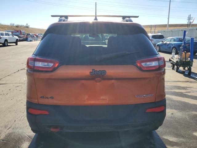 1C4PJMBS9FW523587 - 2015 JEEP CHEROKEE TRAILHAWK ORANGE photo 6