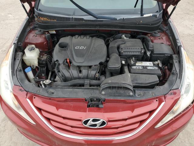 5NPEB4AC3BH230864 - 2011 HYUNDAI SONATA GLS RED photo 11