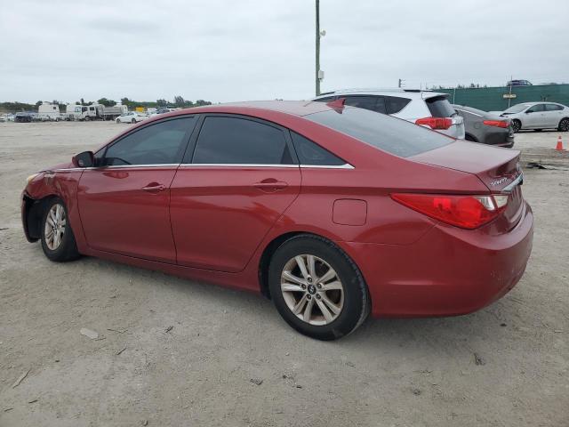 5NPEB4AC3BH230864 - 2011 HYUNDAI SONATA GLS RED photo 2