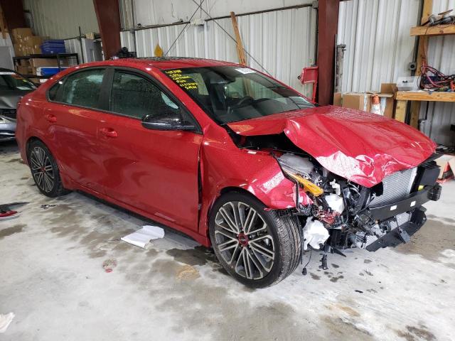 3KPF44AC3PE678693 - 2023 KIA FORTE GT RED photo 4