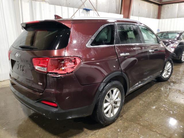 5XYPGDA38GG043709 - 2016 KIA SORENTO LX BURGUNDY photo 3