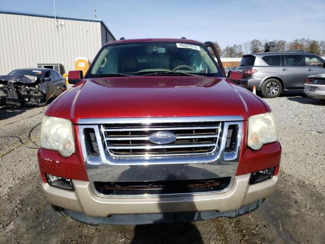 1FMEU64E77UA85422 - 2007 FORD EXPLORER EDDIE BAUER RED photo 5