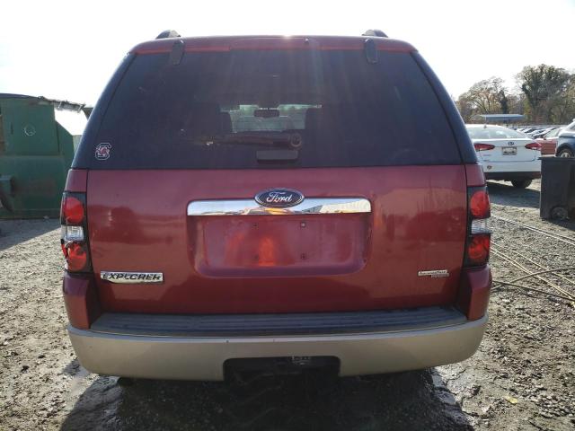 1FMEU64E77UA85422 - 2007 FORD EXPLORER EDDIE BAUER RED photo 6