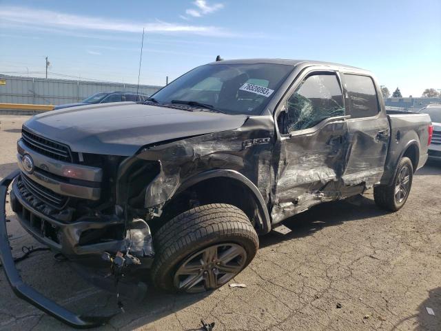 1FTEW1EP8LFB88896 - 2020 FORD F150 SUPERCREW GRAY photo 1