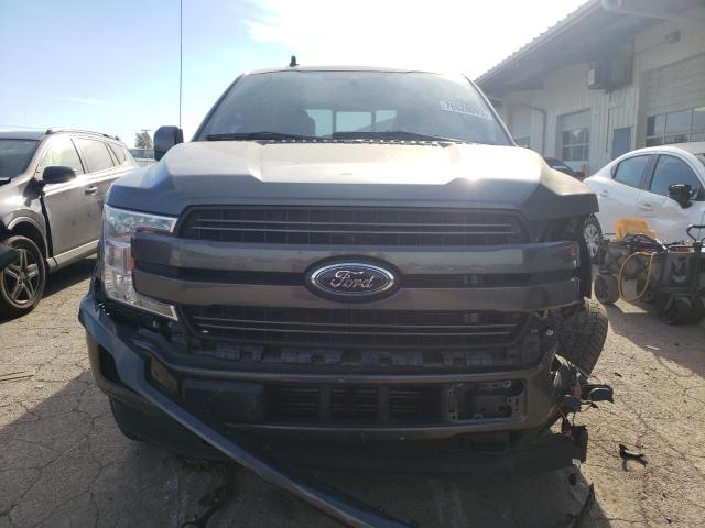 1FTEW1EP8LFB88896 - 2020 FORD F150 SUPERCREW GRAY photo 5