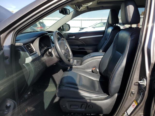 5TDJKRFH2FS131114 - 2015 TOYOTA HIGHLANDER XLE GRAY photo 7