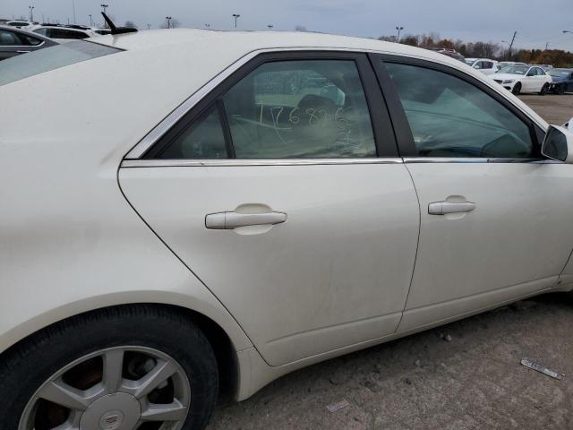1G6DF577880176826 - 2008 CADILLAC CTS WHITE photo 10
