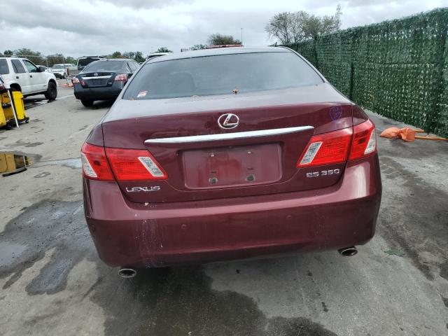 JTHBJ46G572059852 - 2007 LEXUS ES 350 BURGUNDY photo 6