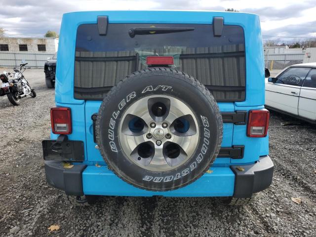 1C4BJWEG7JL900148 - 2018 JEEP WRANGLER U SAHARA BLUE photo 6