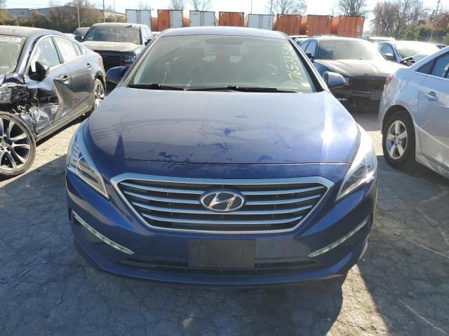 5NPE24AF3FH207925 - 2015 HYUNDAI SONATA SE BLUE photo 5