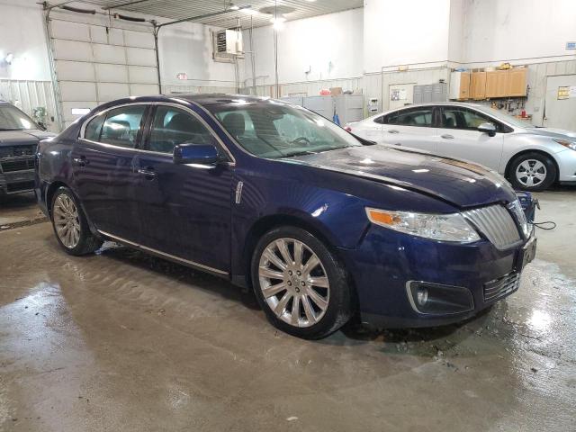 1LNHL9FT4BG604088 - 2011 LINCOLN MKS BLUE photo 4