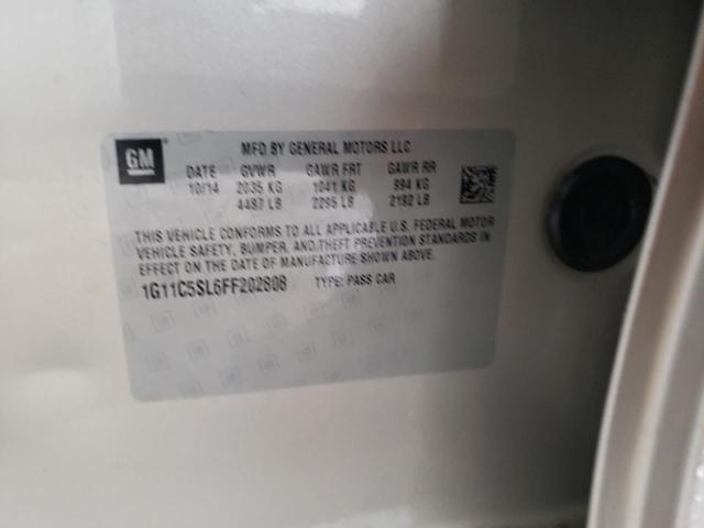 1G11C5SL6FF202808 - 2015 CHEVROLET MALIBU 1LT 米色 照片 13