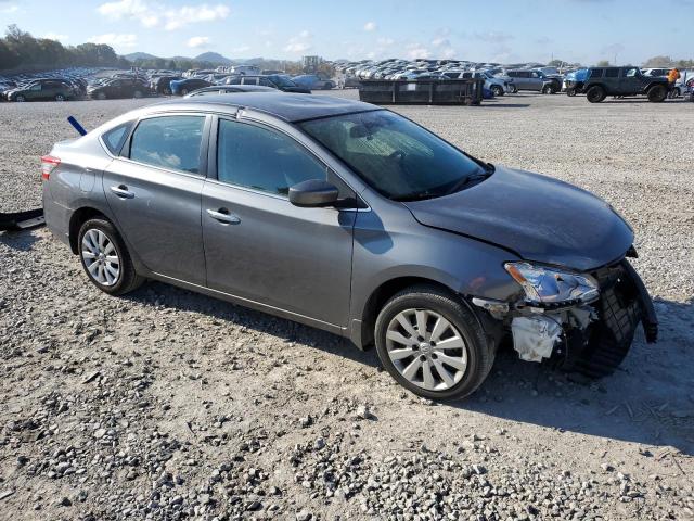 3N1AB7APXFL678921 - 2015 NISSAN SENTRA S SILVER photo 4