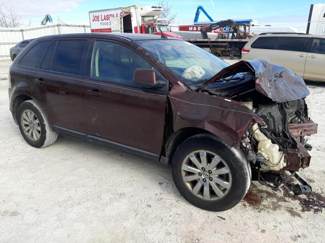 2FMDK38C59BA91785 - 2009 FORD EDGE SEL MAROON photo 4